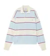 Alexander Mcqueen Rugby Striped Polo Shirt In Multi