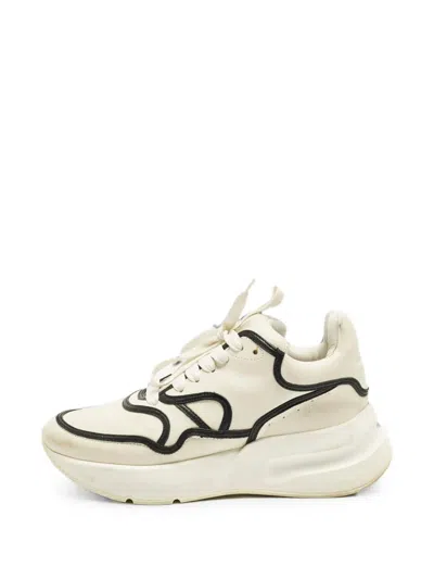 Pre-owned Alexander Mcqueen Runner Sneakers In Neutral