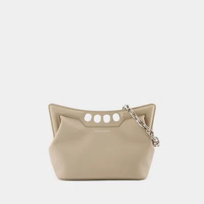 Alexander Mcqueen Sac À Main The Small Peak -  - Cuir - Camel In Brown