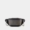 Alexander Mcqueen Sac Banane Biker Bumbag -  - Cuir - Noir In Black