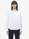 Alexander Mcqueen Strass Anchor Embroidered Collar Poplin Shirt