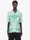 Alexander Mcqueen Sailor Tattoo Hawaiian Shirt In Multi