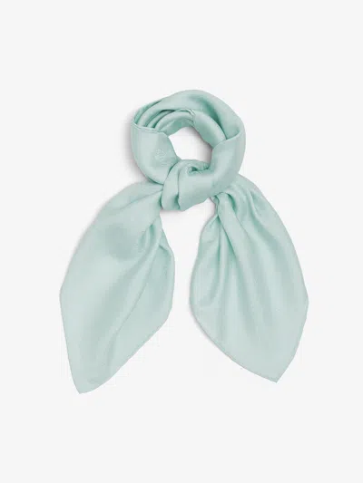 Alexander Mcqueen Sailor Tattoo Jacquard Foulard In Transparent