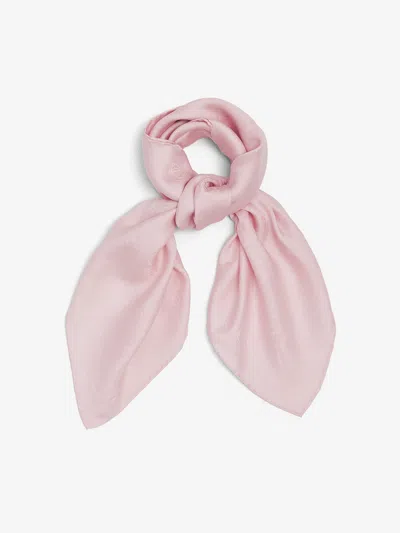Alexander Mcqueen Sailor Tattoo Jacquard Foulard In Pink