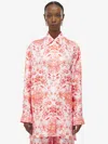 Alexander Mcqueen Sailor Tattoo Pyjama Shirt In Red