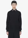 Alexander Mcqueen Sailor Tattoo Rose Embroidery Shirt In Black