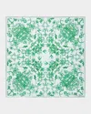 Alexander Mcqueen Sailor Tattoo Silk Scarf