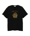 Alexander Mcqueen Black T-shirt With Print In Black