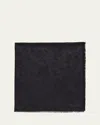 Alexander Mcqueen Sailor Tattoo Wool & Silk Shawl