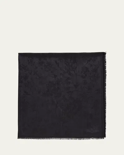 Alexander Mcqueen Sailor Tattoo Wool & Silk Shawl