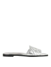 Alexander Mcqueen Sandali Seal In Silver
