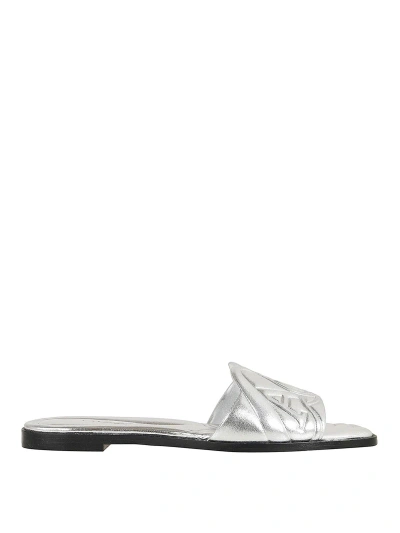 ALEXANDER MCQUEEN SANDALIAS - PLATA