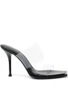 Alexander Mcqueen Open-toe Leather 100mm Mules