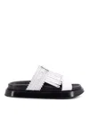 Alexander Mcqueen Leather Sandals With Leather Fringe