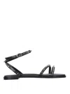 Alexander Mcqueen Spike-stud Leather Sandals In Black