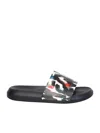 Alexander Mcqueen Graphic Logo Print Pool Slides