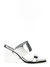Alexander Mcqueen Square-toe Wedge-platform Sandals
