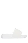 Alexander Mcqueen Logo Patch Pool Slides In White