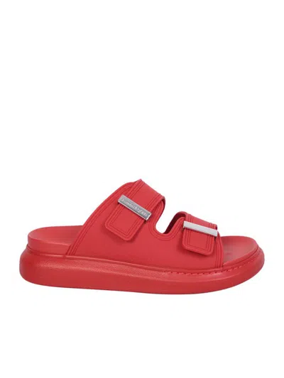 Alexander Mcqueen Sandals In Red