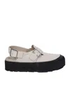 Alexander Mcqueen Man Loafers Light Grey Size 11 Soft Leather In Beige