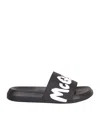 Alexander Mcqueen Pool Slides In Black