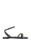 Alexander Mcqueen Studded Sandals In Black