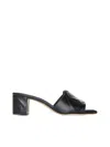 Alexander Mcqueen Heel Sandals In Black