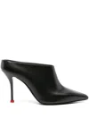 Alexander Mcqueen Thorn Mule In Black