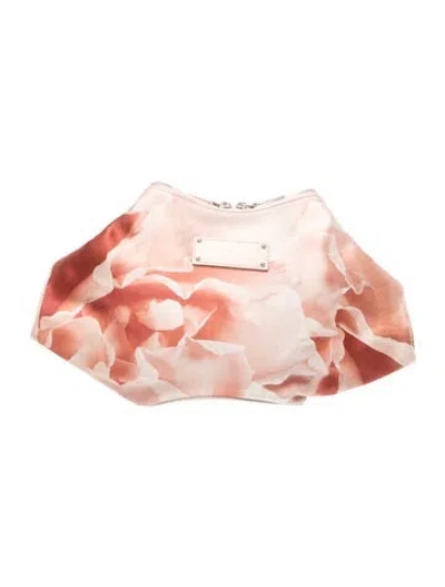 Pre-owned Alexander Mcqueen Satin Clutch In Neutral