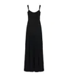 Alexander Mcqueen Paneled Satin-crepe Gown In Black