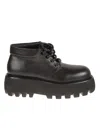 Alexander Mcqueen Scarf Boots In Black