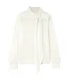 Alexander Mcqueen Long-sleeved Shirt In White