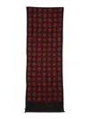 Alexander Mcqueen Scarf With Jacquard Pattern In Neutral