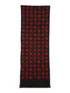 Alexander Mcqueen Scarf With Jacquard Pattern In Neutral