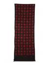 Alexander Mcqueen Scarf With Jacquard Pattern In Neutral