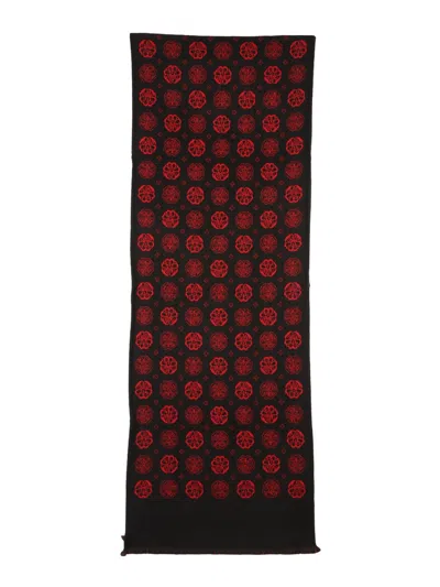 ALEXANDER MCQUEEN ALEXANDER MCQUEEN SCARF WITH JACQUARD PATTERN