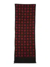 Alexander Mcqueen Scarf With Jacquard Pattern In Neutral
