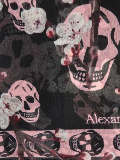 Alexander Mcqueen Scarfs In Cherry Blossom