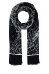 Alexander Mcqueen Scarves And Foulards In Black
