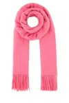 Alexander Mcqueen Pink Cashmere Blend Scarf In 5900