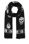 Alexander Mcqueen Scarves And Foulards In Black
