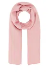 Alexander Mcqueen Pink Silk Foulard In Pink