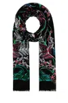 Alexander Mcqueen Scarves And Foulards In Black