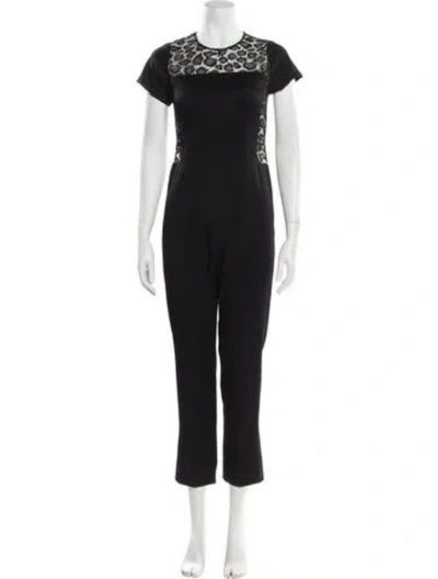 Pre-owned Alexander Mcqueen Scoop Neck Jumpsuit In Black