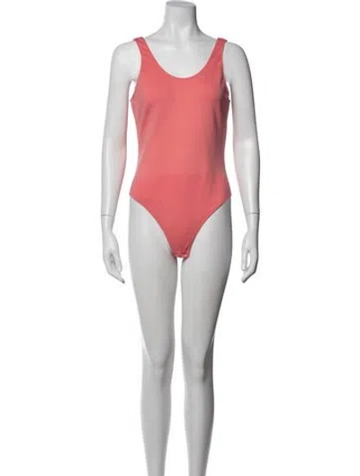 Pre-owned Alexander Mcqueen Scoop Neck Sleeveless Bodysuit In Pink