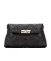 Alexander Mcqueen Sculptural Large Pouch In Black