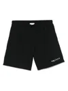 Alexander Mcqueen Alexander Mc Queen Black Swim Shorts With Drawstring In Black