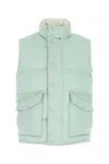 Alexander Mcqueen Structured Sleeveless Jacket With Front Flap Pockets In 913