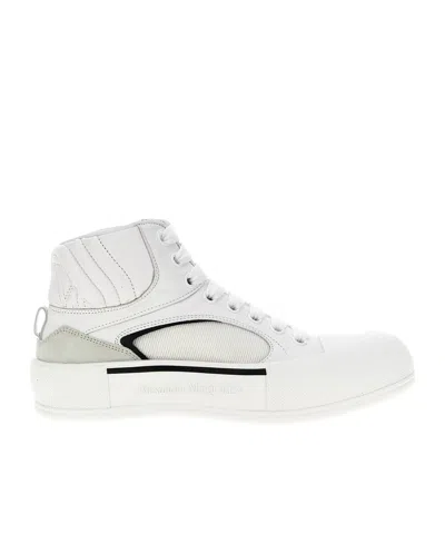 ALEXANDER MCQUEEN ALEXANDER MCQUEEN HIGH-TOP LACED SNEAKERS
