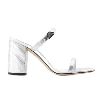 ALEXANDER MCQUEEN ALEXANDER MCQUEEN SEAL HEELED SANDALS